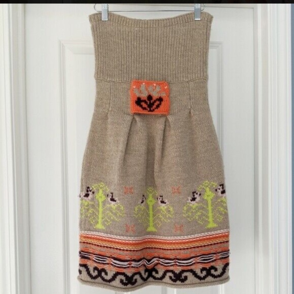 Anthropologie super cute strapless dress